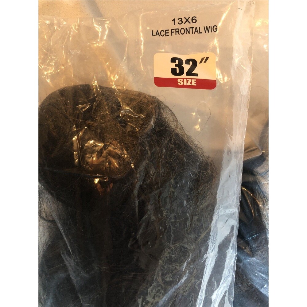 32” Long Gradient Curly Synthetic Wig Wavy Cosplay Wig Blue NEW - Picture 11 of 13